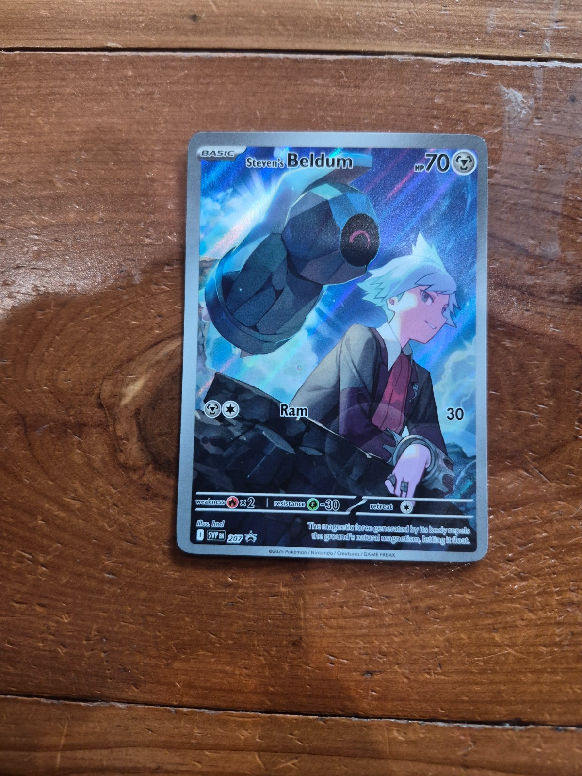 2025 Pokémon Steven’s Beldum 207 Scarlet & Violet Promo Full Art !! 🔥🔥