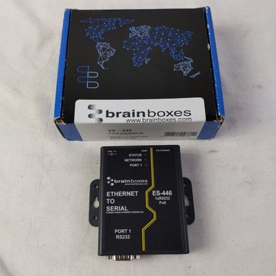Brainboxes - ES-446 - Adattatore Ethernet Poe Rs232 A Serial Port
