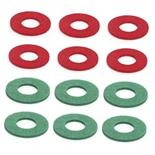 Battery Terminal Washers 12-Piece Heavy-Duty Insulated Cable Protectors Mats 