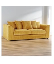 3+2 SEATER SOFA IN JUMBO CORD FABRIC-VARIOUS COLOURS