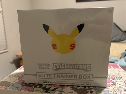 Pokemon Celebrations 25th Anniversary Elite Trainer Box ETB Factory Sealed