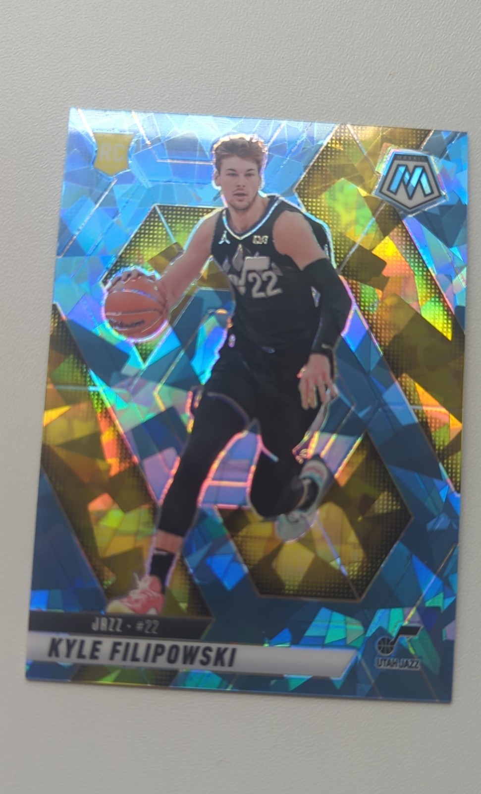 2024-25 Panini Mosaic - Rookies Kyle Filipowski #231 Ice Mosaic Prizm /125 (RC)