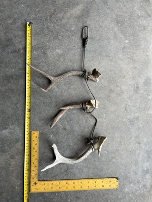 Real Authentic Texas Deer Antler Rattling Set Jig