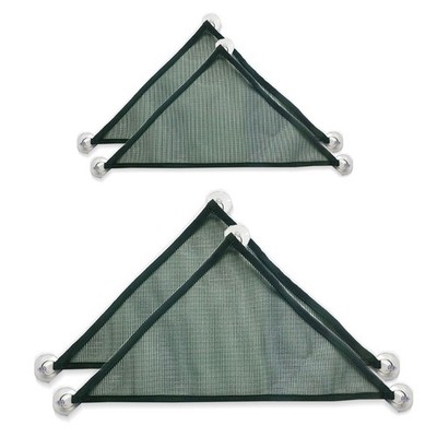 2 Pack Bearded Dragon Hammock Lizard Lounger Ladder Hanging Bed Accessories, Rep