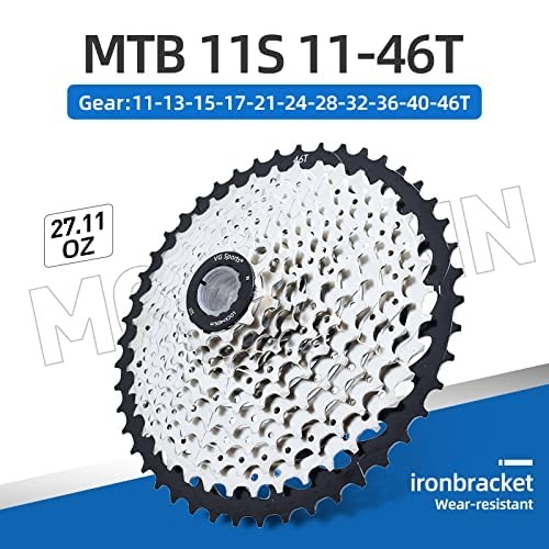 VG Sports 11 Speed Cassette 11-46T Mountain Bike, BMX, Road Bike