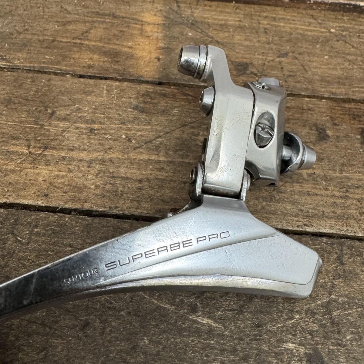 Vintage Suntour Superbe Pro Front Derailleur Braze-On Double Road