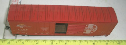 Vintage HO Detalles West Kit 52' Caja Coche Santa Fe/ATSF Kit Coche 49008 Con Kadees | Zustand: Used