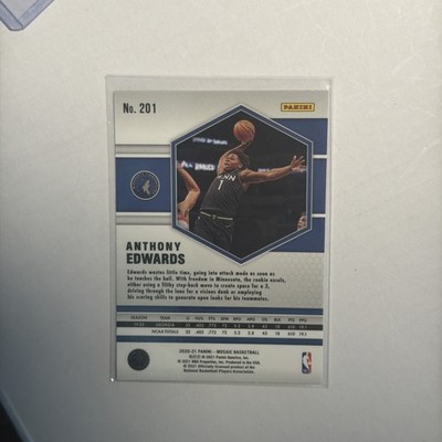 2020-21 Panini Mosaic - Rookie Anthony Edwards #201 (RC) | eBay