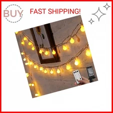 Minetom Globe String Lights, 33 Feet 100 Led Fairy Lights Plug in, 8 Modes with 