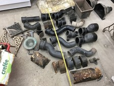 assorted cast iron downpipe fittings