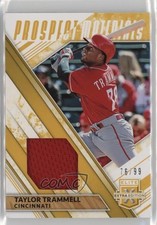 2019 Elite Extra Edition Prospect Materials Gold 76/99 Taylor Trammell 2u3