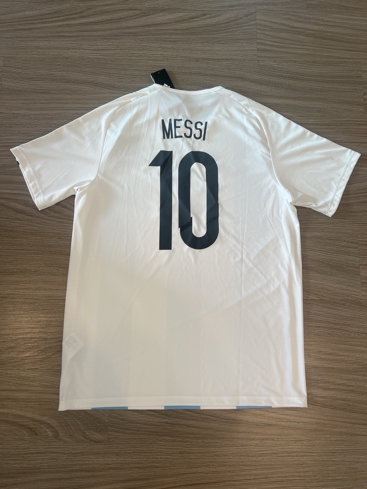 Adidas Argentina Messi #10 Home Jersey Men’s Size L Blue White Authentic