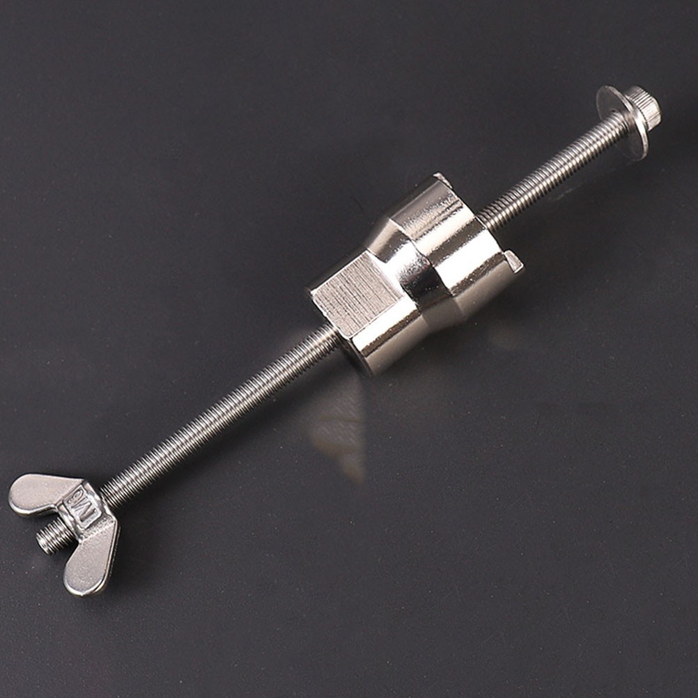 Mountain Bike Chiave Rimozione Base Acciaio Inox Durevole Biciclette Strumento Argento foto 4