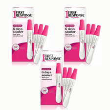 First Response Early Result Pregnancy Test 3 Count Pack of 3 9 Tests Total 