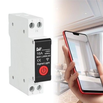 Smart Life WIFI Leitungsschutzschalter Smart Home Wireless APP Fernschalter 16A
