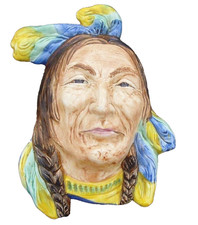 Beswick Pottery Native American Indian Wall Hanging Face Plaque 282
