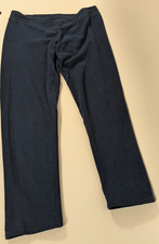 Cuddl Duds Dark Blue Print Pajama Pants L Womens Super Soft Pull On Sleepwear