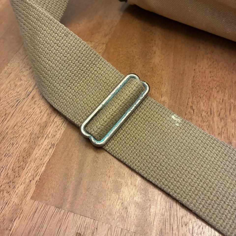 Nikon Camera Bag Shoulder Canvas Leather Trim Photo DSLR Messenger Used Vintage - Image 3 of 4