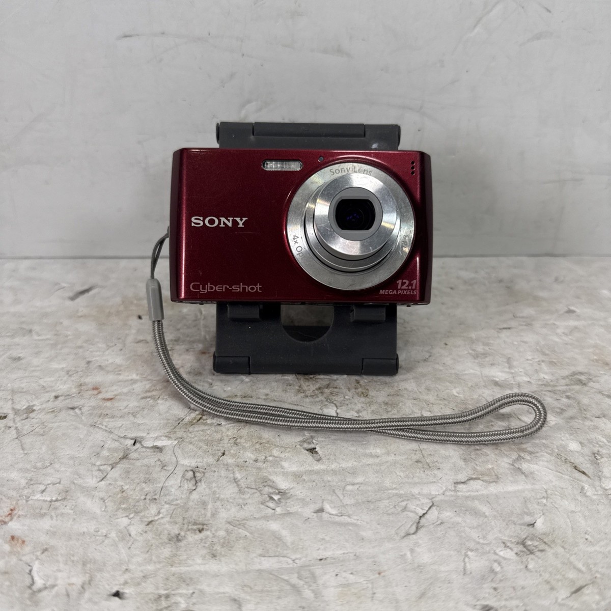 Sony Cyber-shot DSC-W510 12.1MP Digital Camera Red ((For Parts