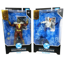 McFarlane DC Multiverse Gold Label Max Mercury Shazam 7 Inch Figures Sealed