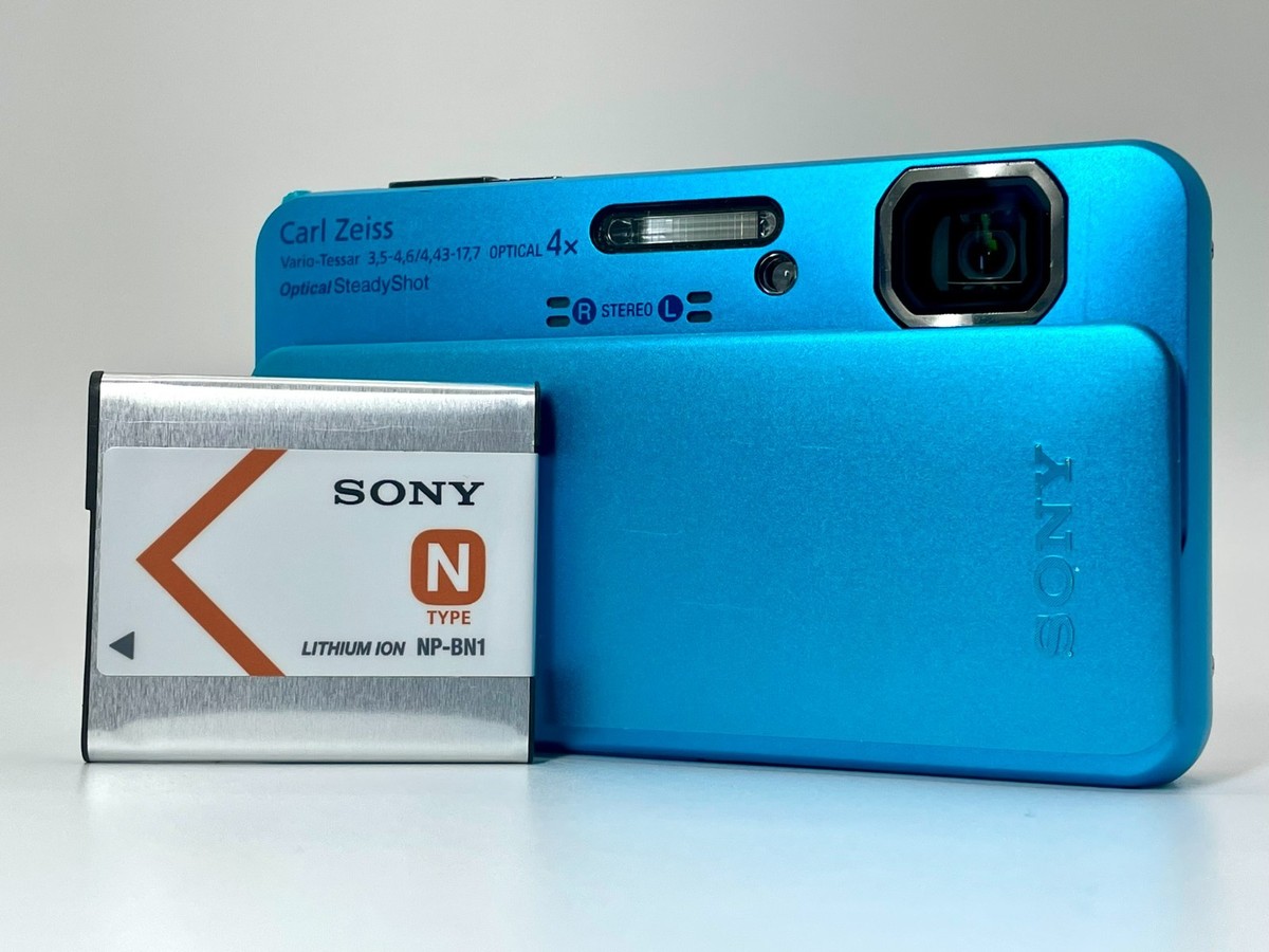 SONY Cyber-shot DSC-TX10 ブルー Sony Cyber-shot® DSC-TX10 (Blue) Waterproof 16.2-megapixel digital