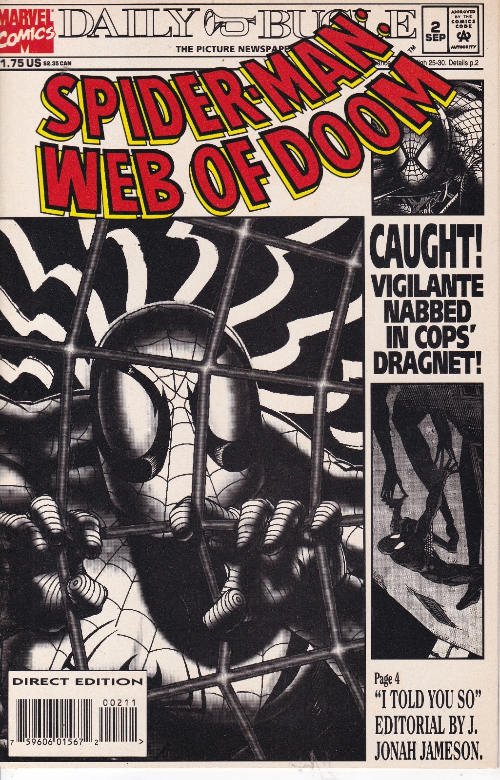 SPIDER-MAN: Web of Doom (1994) #2 - Back Issue