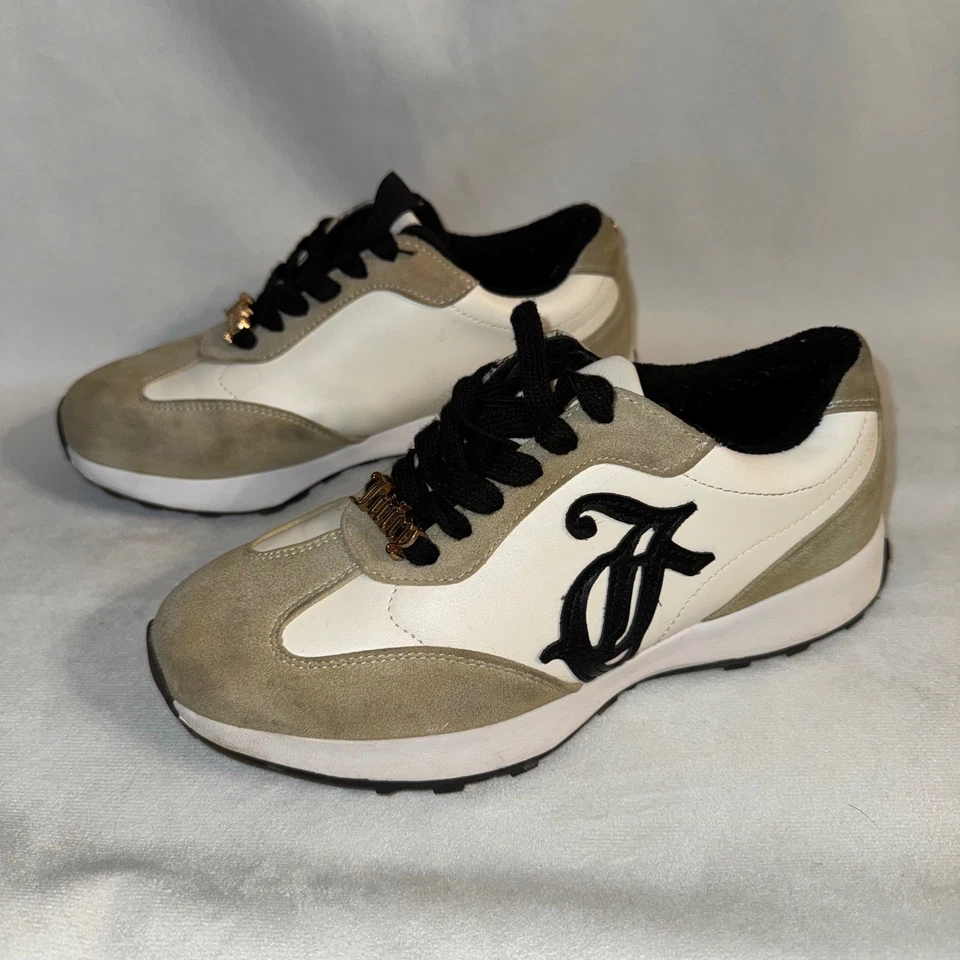 Zapatillas deportivas informales Juicy Couture para mujer talla 6 de caña baja con logotipo JC Foto 4 de 4
