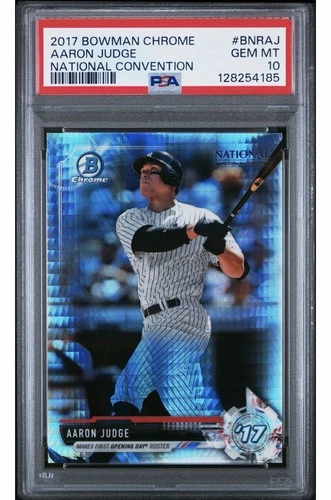 2017 Bowman Chrome Aaron Judge National Conv. #BNRAJ🔥RC🔥 Psa 10! LOW POP 85!