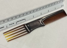 Mebco Tortoise 7.5 Fine Tooth Lift Hair Comb Detangle EZ to Use Good Deal