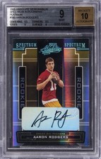 1/1 2005 Aaron Rodgers 180 Playoff Absolute Memorabilia Rookie Platinum AUTO RC