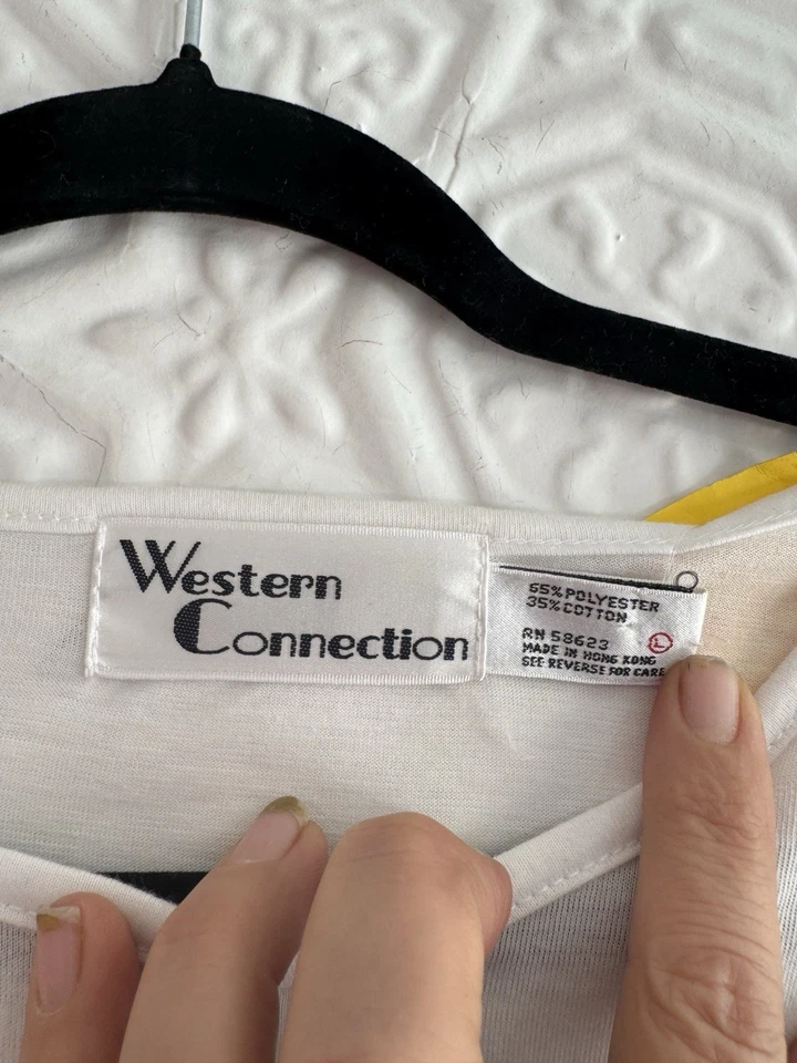 Camiseta top vintage años 80-Flapper-Gráfico-Art Deco-a damas-Figura-Lentejuelas-Glam Foto 3 de 4