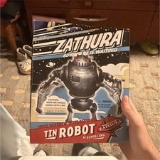 Zathura Tin Robot Wind-Up Toy 2005 Vintage Collectible