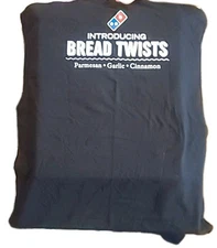 Domino's Pizza Men's Size L Black Employee T-Shirt "Better then Sliced Bread"
