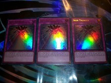 3x Iron Thunder 1st Edition Ultra Rare Ra05-en079 Yu-gi-oh