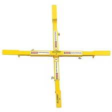 Allegro Industries 9406-24A Manhole Safety Cross,Steel,15 Lb.,Yellow