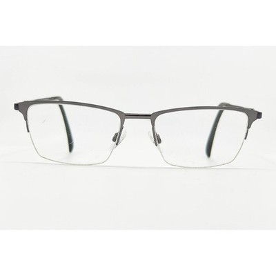 Turboflex Eyeglasses Mens Brown Semi Rimless TF241 52-18-145 20