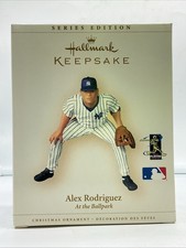 Hallmark 2006 Alex Rodriguez NY YANKEES Baseball Ornament MLB At the Ballpark