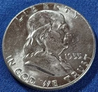 A 1955 Franklin Half Dollar BU Nice Blazer!!!