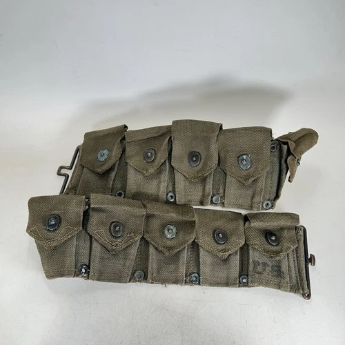 US Military Belt Cartridge CAL. 30M 1923 Dismounted 74-B-160 Vtg WW2 Vietnam Era