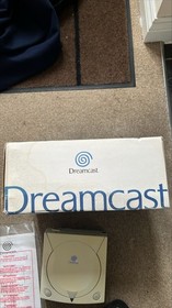 Boxed SEGA Dreamcast Console Bundle - Official Controller & Cables with Insert