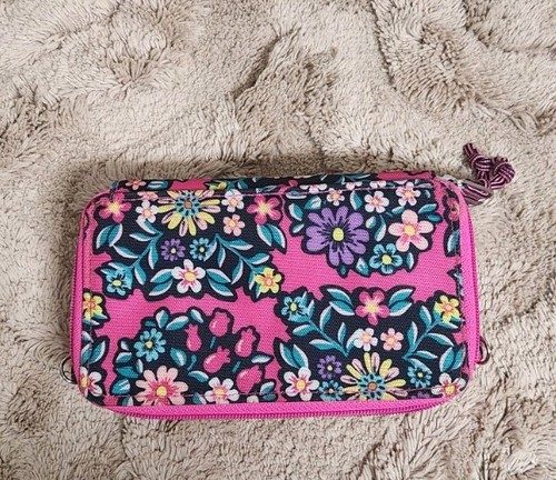 Vera Bradley Iconic Kaleidoscope Wallet Phone Bag Pink Floral - Picture 2 of 8