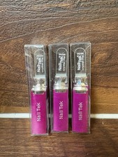 Mini lima de uñas de cristal Nail Tek con estuche complementario 3" - ROSA. LOTE DE 3