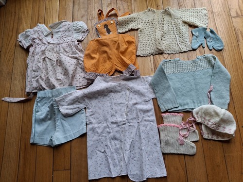 Vtg. Buster Brown, Nannette, Unbranded, & HandMade Baby/Toddler Clothes