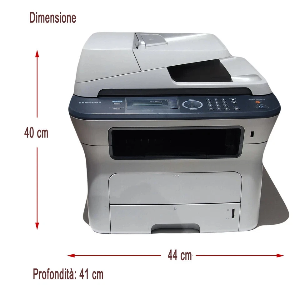 Stampante Samsung SCX4824FN Laser Windows11 USB Ethernet Fronte Retro Automatico - Immagine 2 di 4