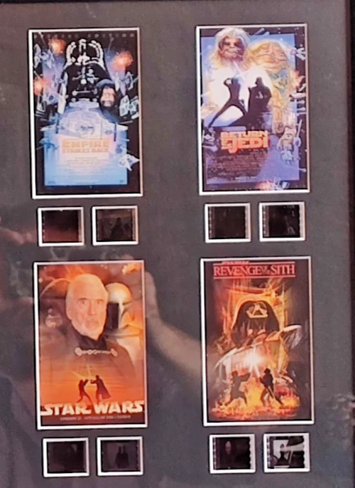 Clips de película originales Star Wars 8 mm enmarcados con certificado de autenticidad Foto 3 de 4