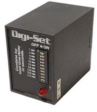 SSAC TDM24DL 24-28 V DC 10 A 1-1023 Seconds DPDT On-Delay Time-Delay Relay