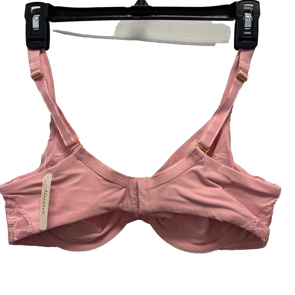 全新带标签 选择尺寸 Soma 胸罩 可拥抱无衬里 完美覆盖 LT 粉红色 玫瑰发光 — 第 2/3 张图片