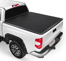 5.5FT Soft Roll Up Truck Bed Tonneau Cover for 2007-2021 Toyota Tundra