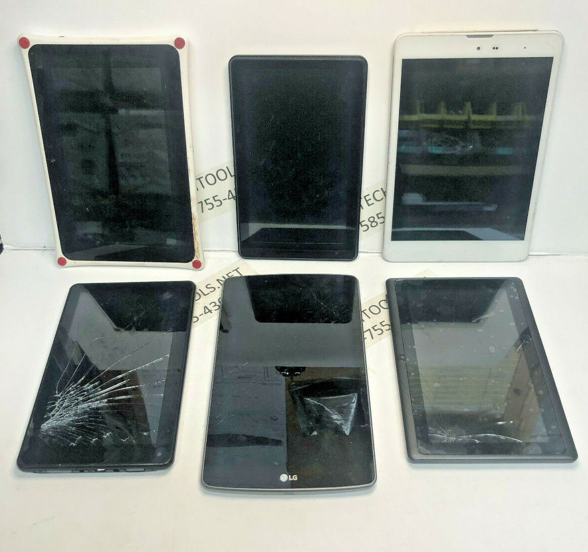The Price of Lot of 6 Think Pad ipad for Parts Or Repair Samsung LG P387 | LG Phone