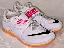 NIKE Zoom HJ Elite High Jump White Pink Orange Jumping Shoes Mens Youth 4.5 5 9